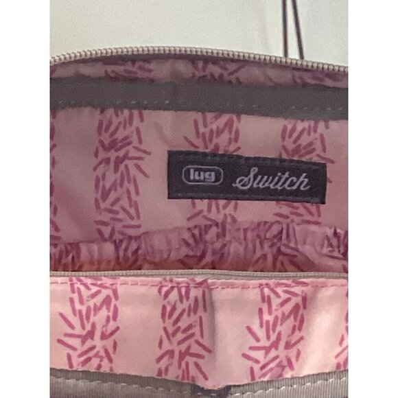 LUG Switch Crossbody Plaid Floral Pearl NWT - Picture 3 of 3
